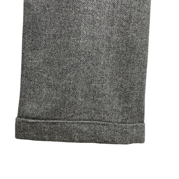 NWT Eddie Bauer Wool Blend Tweed Herringbone Dress Trousers Pants Gray 18 Lined - Picture 8 of 16